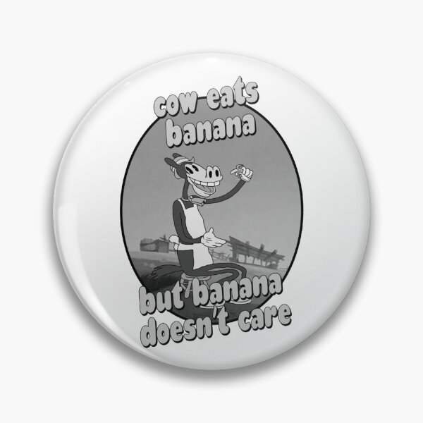 Item preview, Cow Eats Banana   designed and sold by DobbinsStoree.