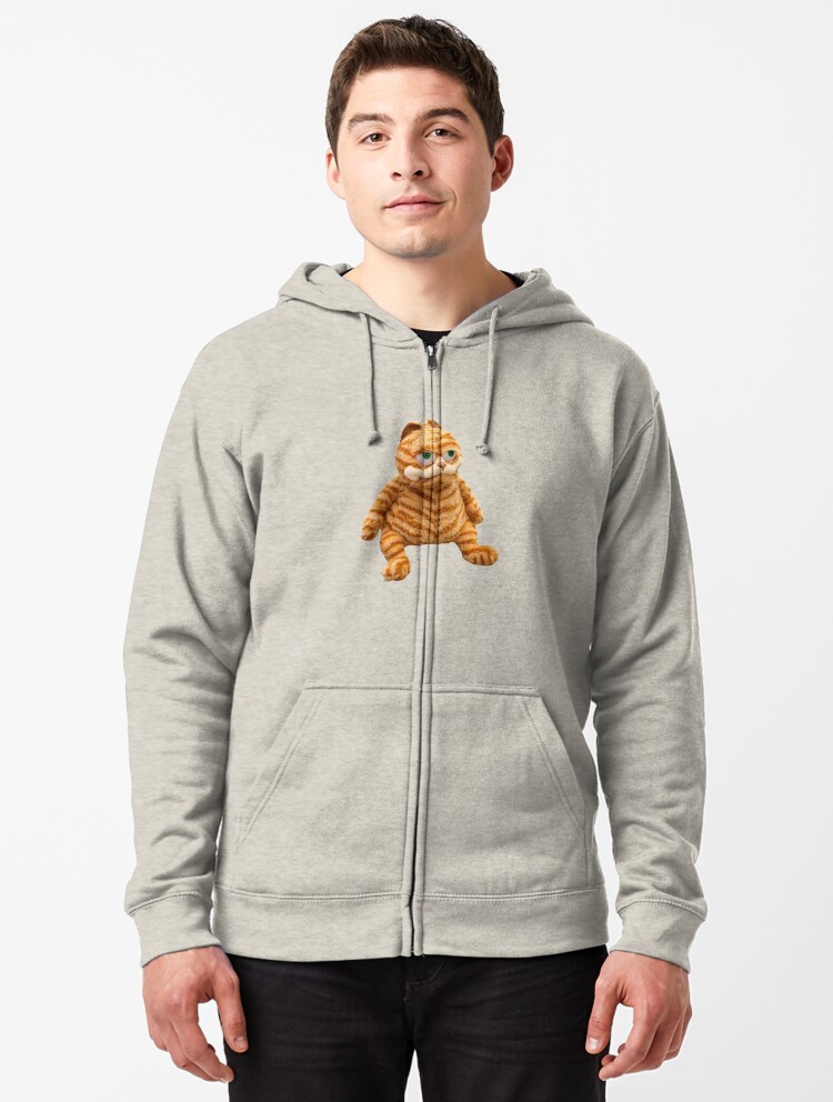 Garfield Don't Know Don't Care Polo Zipper Hoodie Legging Set