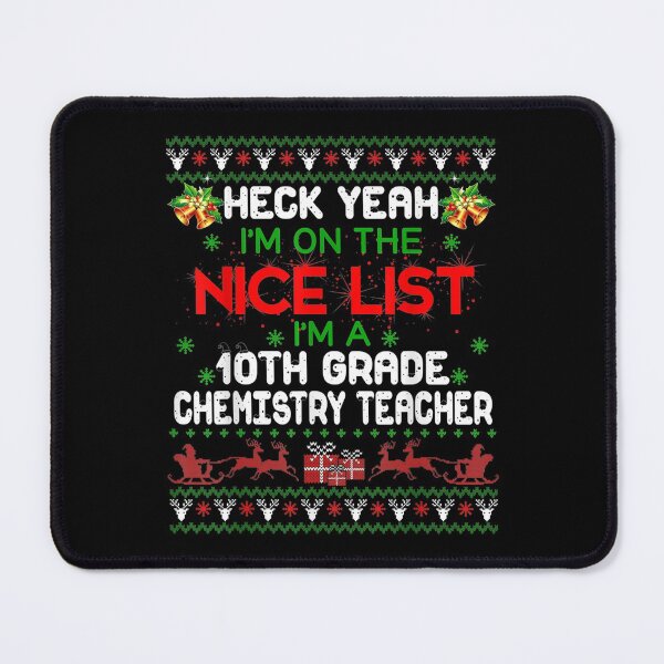 Item preview,  Im 10th Grade Chemistry Teacher Ugly Sweater Christmas designed and sold by bonytmrz.