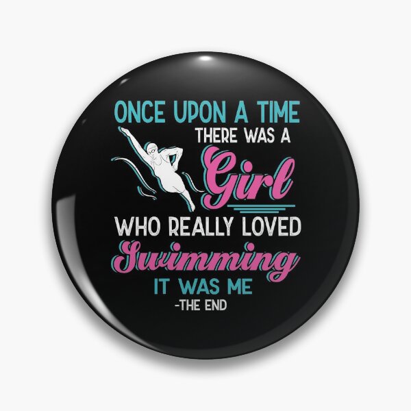 Item preview, One upon a time there was a girl who really loved Swimming designed and sold by Vanthuandesign.