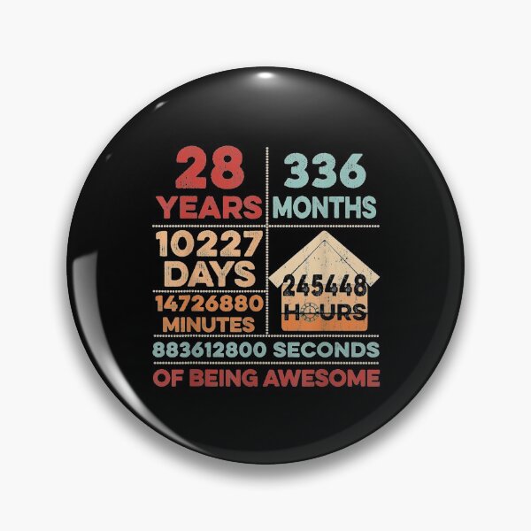 Item preview,  Vintage 28th Birthday 28 Years Old Being Awesome Anniversary designed and sold by olivee79.