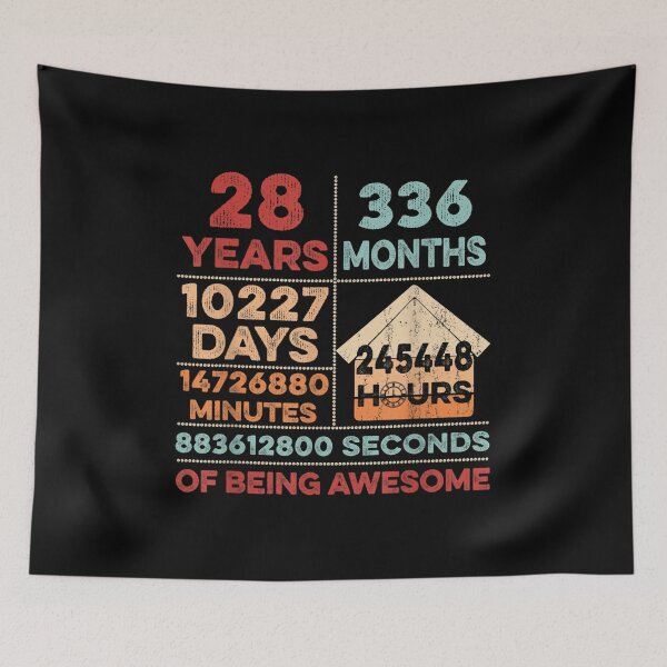 Item preview,  Vintage 28th Birthday 28 Years Old Being Awesome Anniversary designed and sold by olivee79.