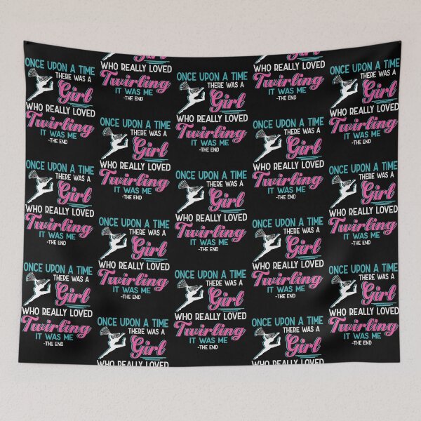 Item preview, One upon a time there was a girl who really loved Twirling designed and sold by Vanthuandesign.