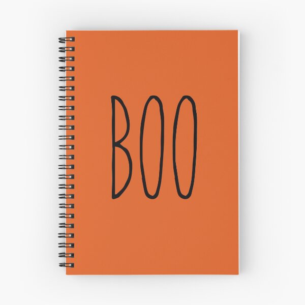 Item preview, Boo in Black on Autumn Orange designed and sold by SunnyKiwiCo.