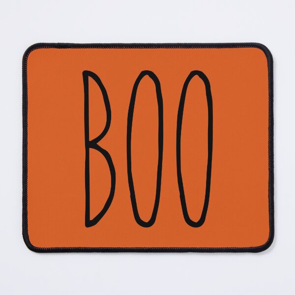 Item preview, Boo in Black on Autumn Orange designed and sold by SunnyKiwiCo.