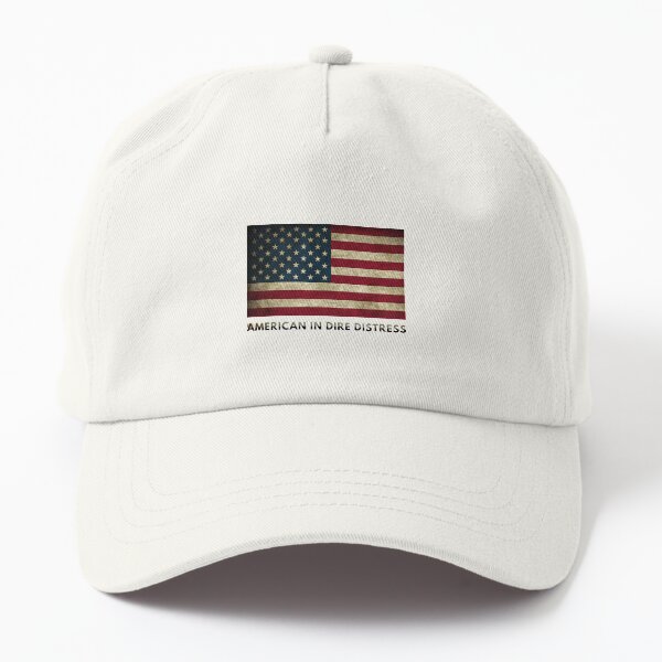 Item preview, UPSIDE DOWN AMERICAN FLAG Distress Rebel Black On White     designed and sold by RachelsApparel.