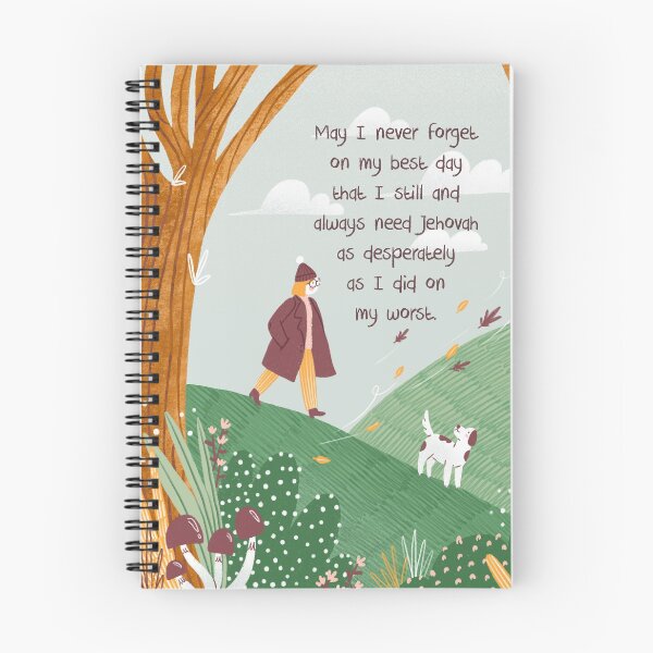 Item preview, May I Never Forget Jehovah designed and sold by Paper Bee Gift Shop.