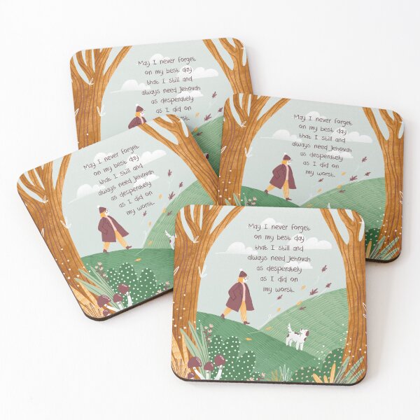 Item preview, May I Never Forget Jehovah designed and sold by Paper Bee Gift Shop.