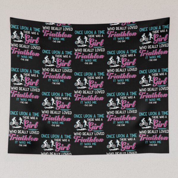 Item preview, One upon a time there was a girl who really loved Triathlon designed and sold by Vanthuandesign.