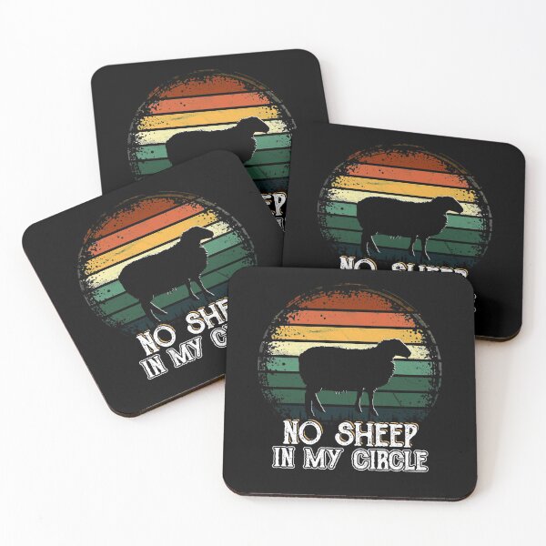 Item preview, No Sheep In My Circle Funny Vintage Saying designed and sold by Dolphin Graphic.