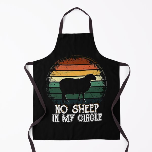 Item preview, No Sheep In My Circle Funny Vintage Saying designed and sold by Dolphin Graphic.