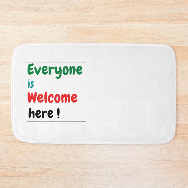 Item preview, Everyone is Welcome Here  designed and sold by artesiaKT.