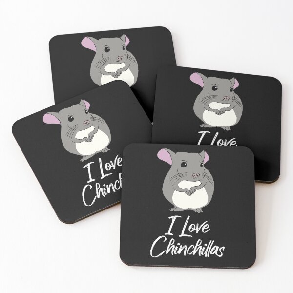 Item preview, I Love Chinchillas: Cute Chinchilla for Chinchilla Lovers, White  designed and sold by Mochi-Merch.