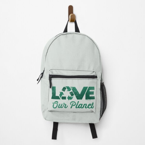 Item preview, Love Our Planet, Reuse, Recycle in Forest Green designed and sold by jitterfly.