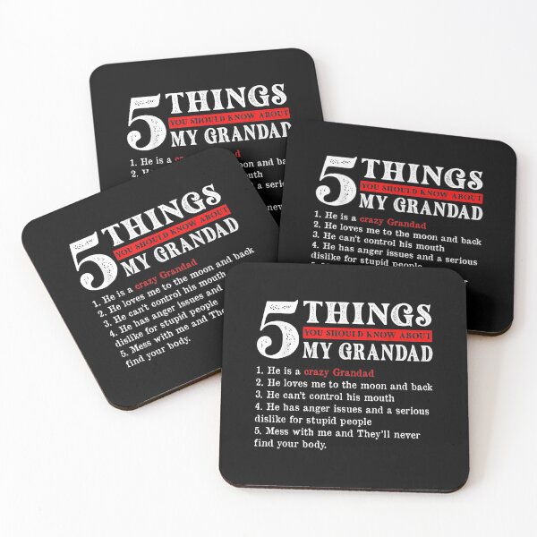 Item preview,  Things You Should Know My Grandad Fathers Day Dad designed and sold by bonytmrz.