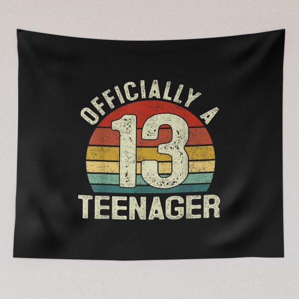 Item preview,  Retro Vintage 13th Birthday Official Nager 13 Years Old designed and sold by sandyq55.