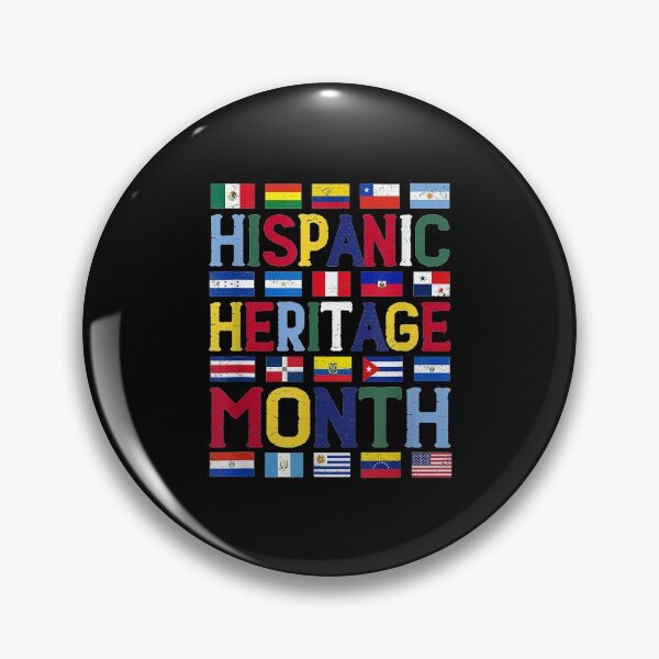 Item preview,  Hispanic Heritage Month Vintage Latino Countries Flags designed and sold by bonytmrz.