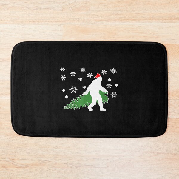 Item preview,  Bigfoot Squatching Through Snow Xmas Christmas Tree Gift designed and sold by olivee79.