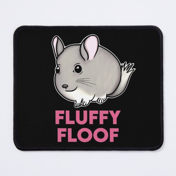 Item preview, Fluffy Floof Chubby Chinchilla for Chinchilla Lovers, Pink designed and sold by Mochi-Merch.