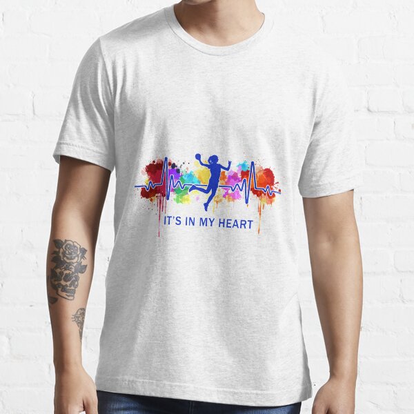 Item preview, watercolor heartbeat Handball designed and sold by Thanhminh99.
