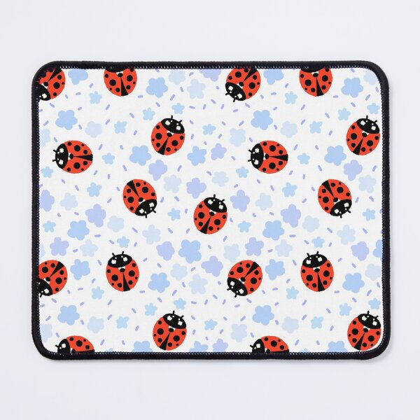 Item preview, Ladybugs Ladybirds in a blue flowers garden designed and sold by ApiladaV.