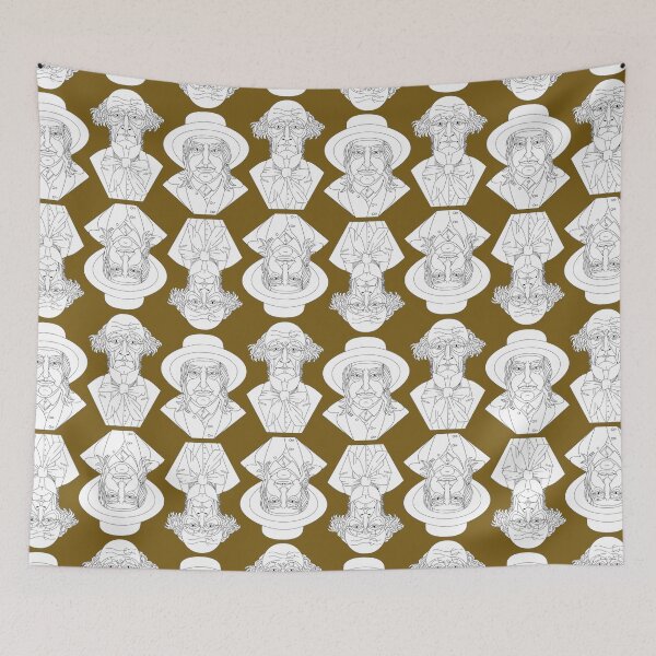 Item preview, Bentham - Mill - Egg & Dart Wallpaper Pattern (brown) designed and sold by jholbo.