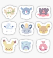 Pokemon Sun and moon kawaii sticker batch Sticker