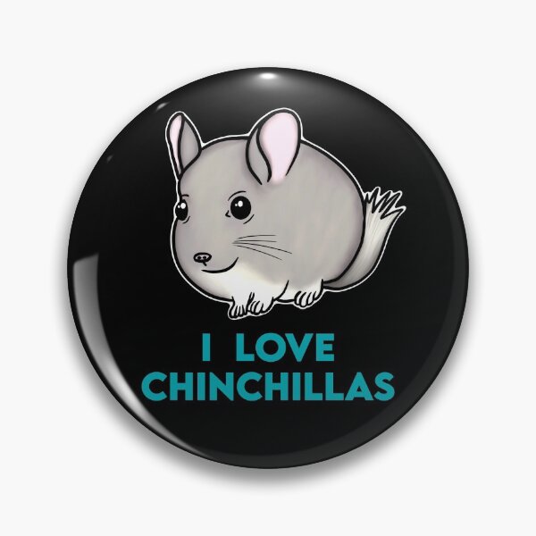 Item preview, I Love Chinchillas Chubby Chinchilla for Chinchilla Lovers, Blue designed and sold by Mochi-Merch.