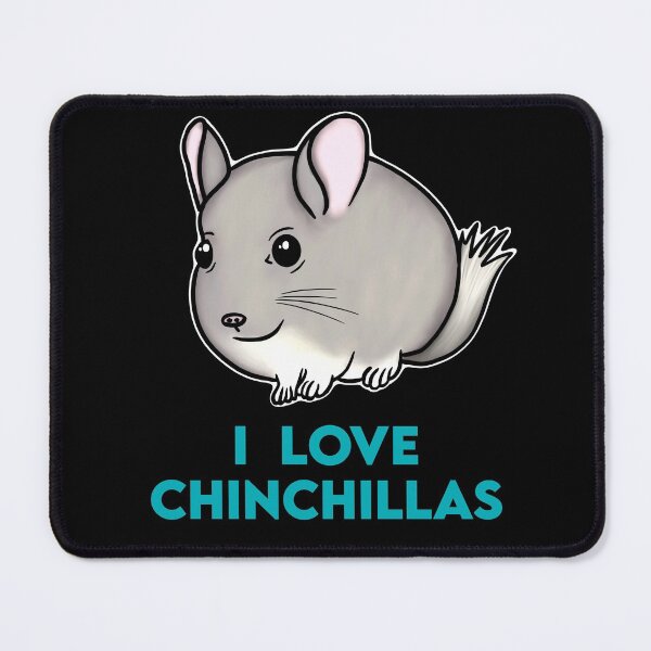 Item preview, I Love Chinchillas Chubby Chinchilla for Chinchilla Lovers, Blue designed and sold by Mochi-Merch.