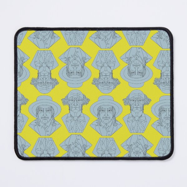 Item preview, Bentham - Mill - Egg & Dart Wallpaper Pattern (yellow & blue) designed and sold by jholbo.
