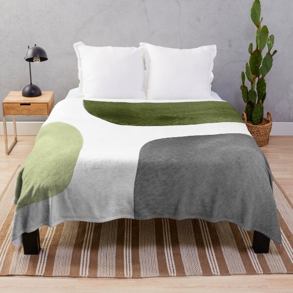 Item preview, Green and gray organic shapes designed and sold by WhalesWay.