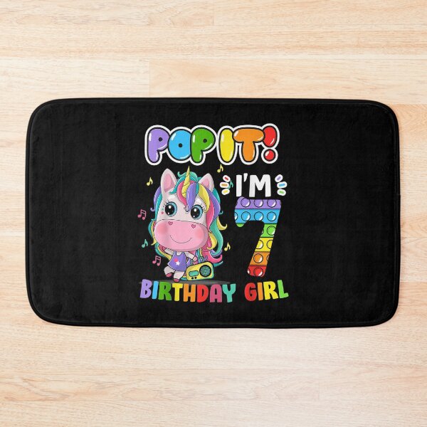 Item preview,  Im Years Old 7th Birthday Unicorn Girls Pop Fidget designed and sold by bonytmrz.