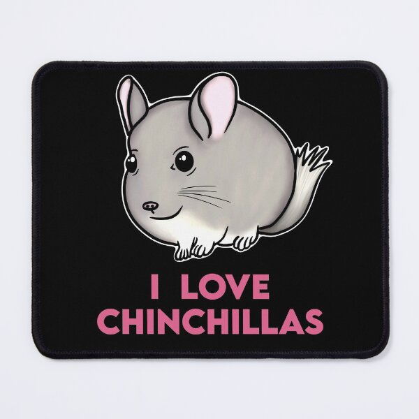 Item preview, I Love Chinchillas Chubby Chinchilla for Chinchilla Lovers, Pink designed and sold by Mochi-Merch.