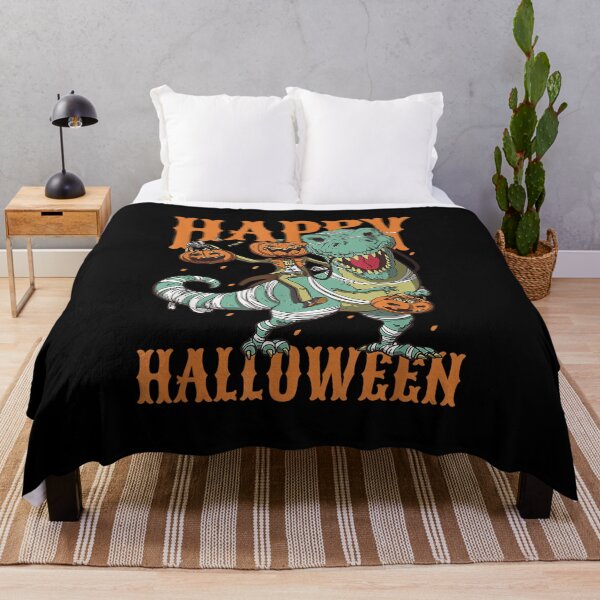Item preview, Scarecrow Jack Lantern Riding Mummy Dinosaur Halloween designed and sold by sandyq55.