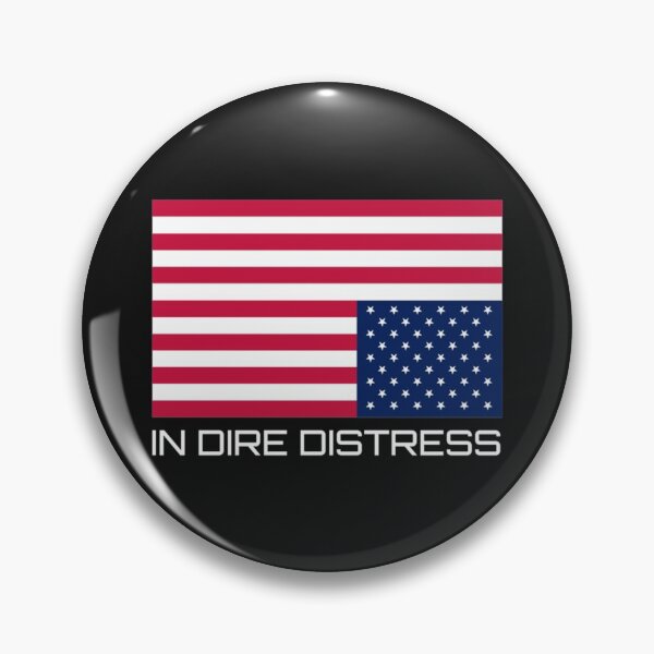Item preview, UPSIDE DOWN AMERICAN FLAG Distress-in dire distress   designed and sold by RachelsApparel.
