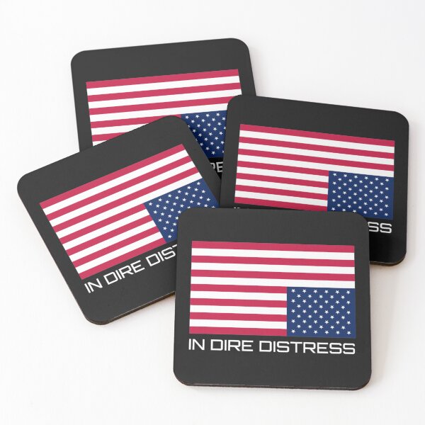 Item preview, UPSIDE DOWN AMERICAN FLAG Distress-in dire distress   designed and sold by RachelsApparel.