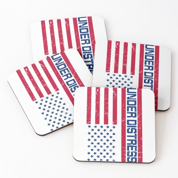 Item preview, UPSIDE DOWN AMERICAN FLAG Distress-under distress   designed and sold by RachelsApparel.