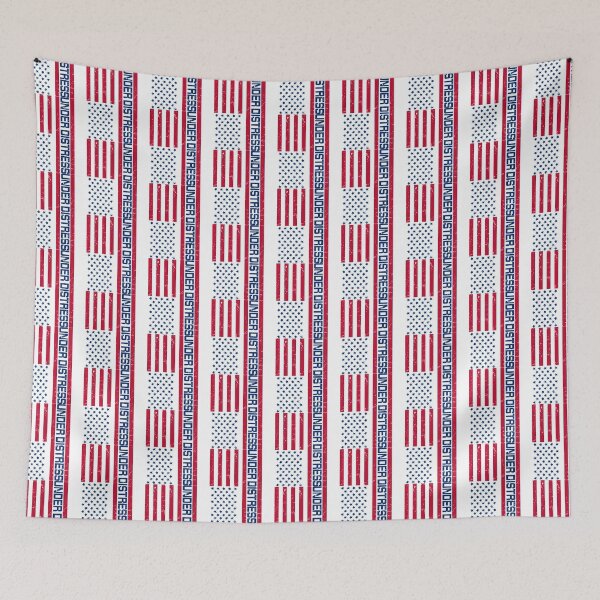 Item preview, UPSIDE DOWN AMERICAN FLAG Distress-under distress   designed and sold by RachelsApparel.