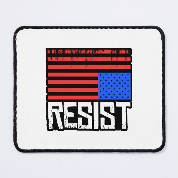 Item preview, Upside Down Flag USA American Black And White Red Blue Red Resist Distressed   designed and sold by RachelsApparel.