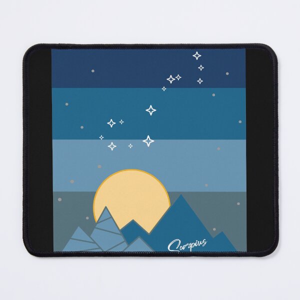Item preview, Scorpius, The Zodiac Constellation Geometric Design designed and sold by koonam.