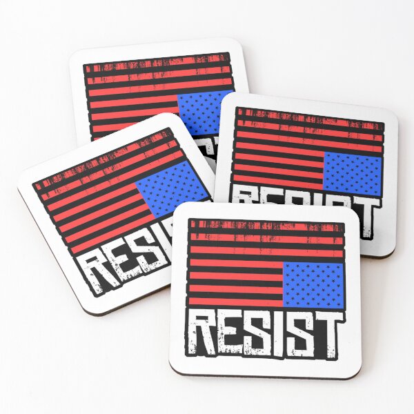 Item preview, Upside Down Flag USA American Black And White Red Blue Red Resist Distressed   designed and sold by RachelsApparel.