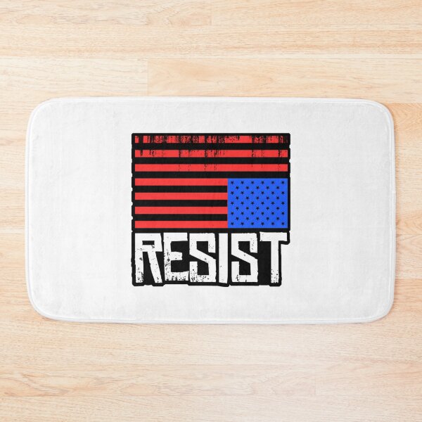 Item preview, Upside Down Flag USA American Black And White Red Blue Red Resist Distressed   designed and sold by RachelsApparel.