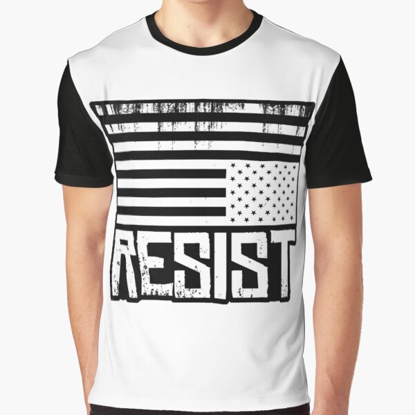 Item preview, Upside Down Flag USA American Black And White Resist Distressed   designed and sold by RachelsApparel.