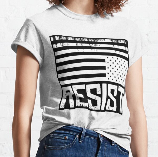Item preview, Upside Down Flag USA American Black And White Resist Distressed   designed and sold by RachelsApparel.