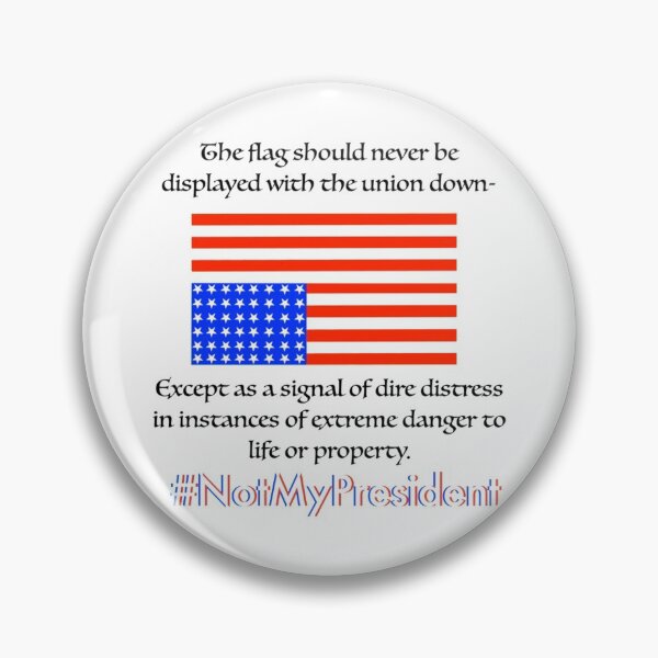 Item preview, Upside Down Flag   designed and sold by RachelsApparel.