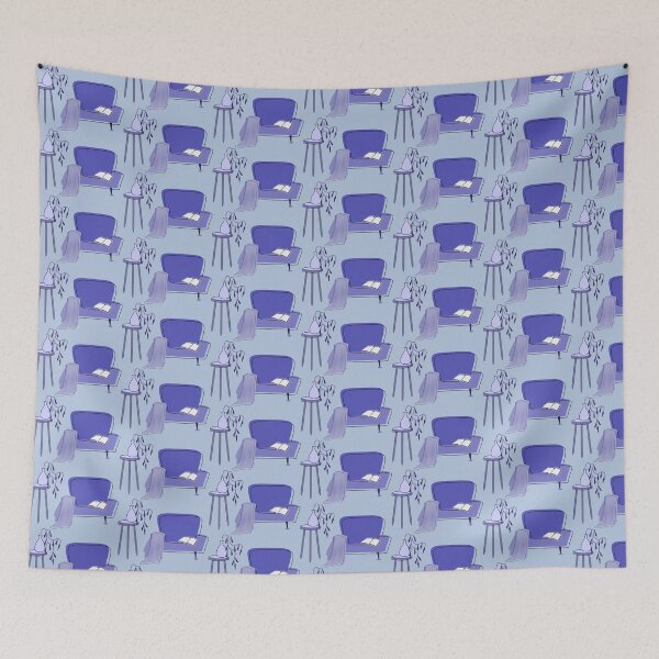 Item preview, Cozy Reading on Purple Chair with Plant designed and sold by anzelas.