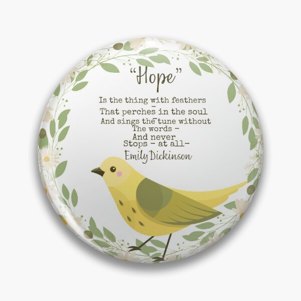 Item preview, Emily Dickinson Hope Poem  designed and sold by Dollfacedesign.
