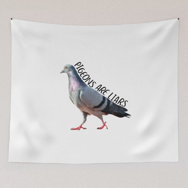 Item preview, Pigeons Are Liars - Birds Are Not Real Sticker designed and sold by SugarrMonkey.