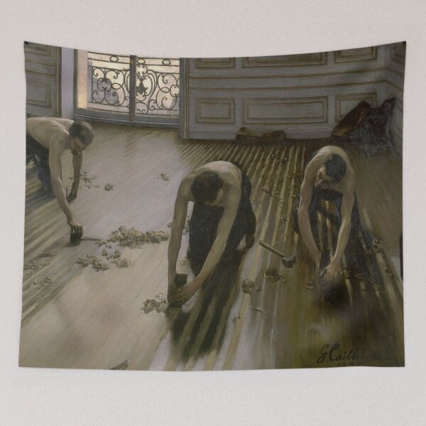 Item preview, Gustave Caillebotte's The Floor Scrapers 1875 designed and sold by mosfunky.