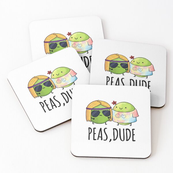 Item preview, Peas Dude Funny Veggie Pea Puns  designed and sold by punnybone.